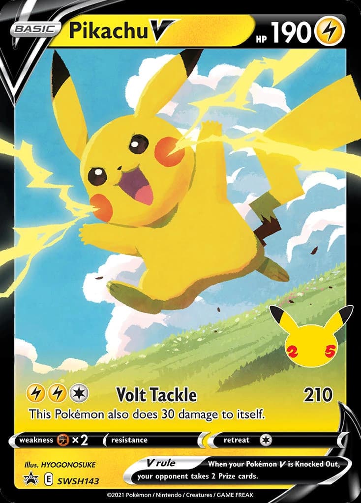 Pikachu V (SWSH143)