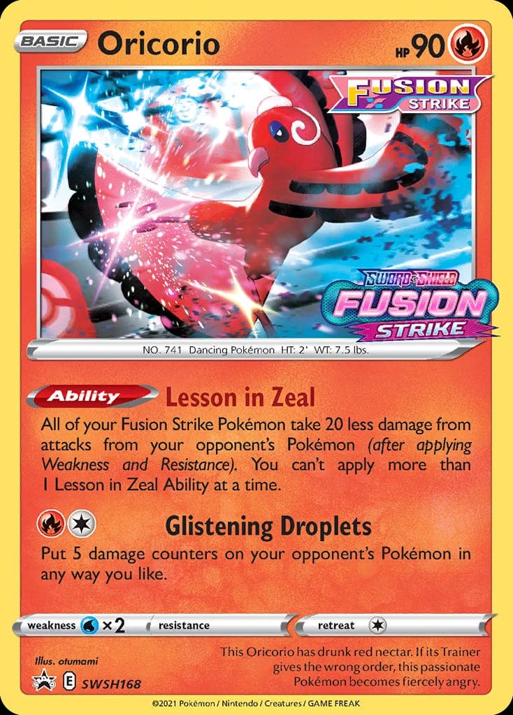 Oricorio (SWSH168)