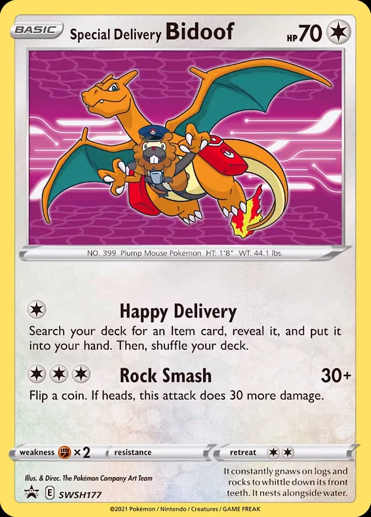 Special Delivery Bidoof (SWSH177)