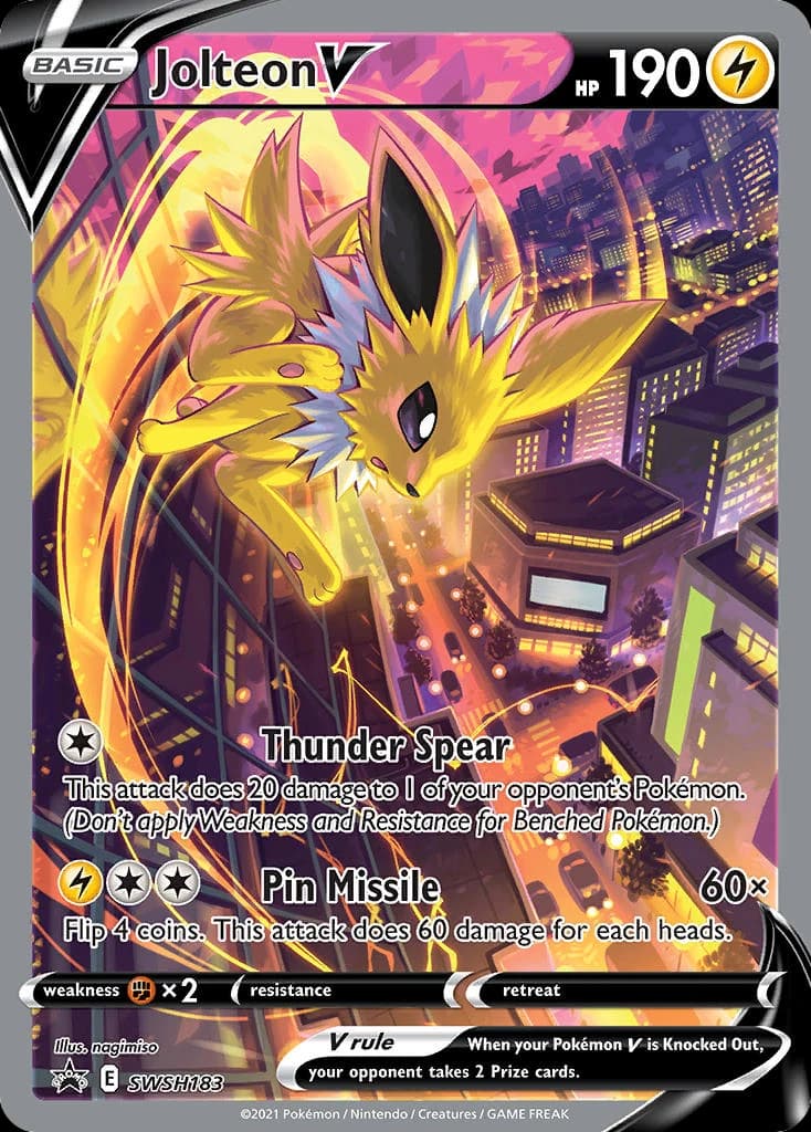 Jolteon V (SWSH183)