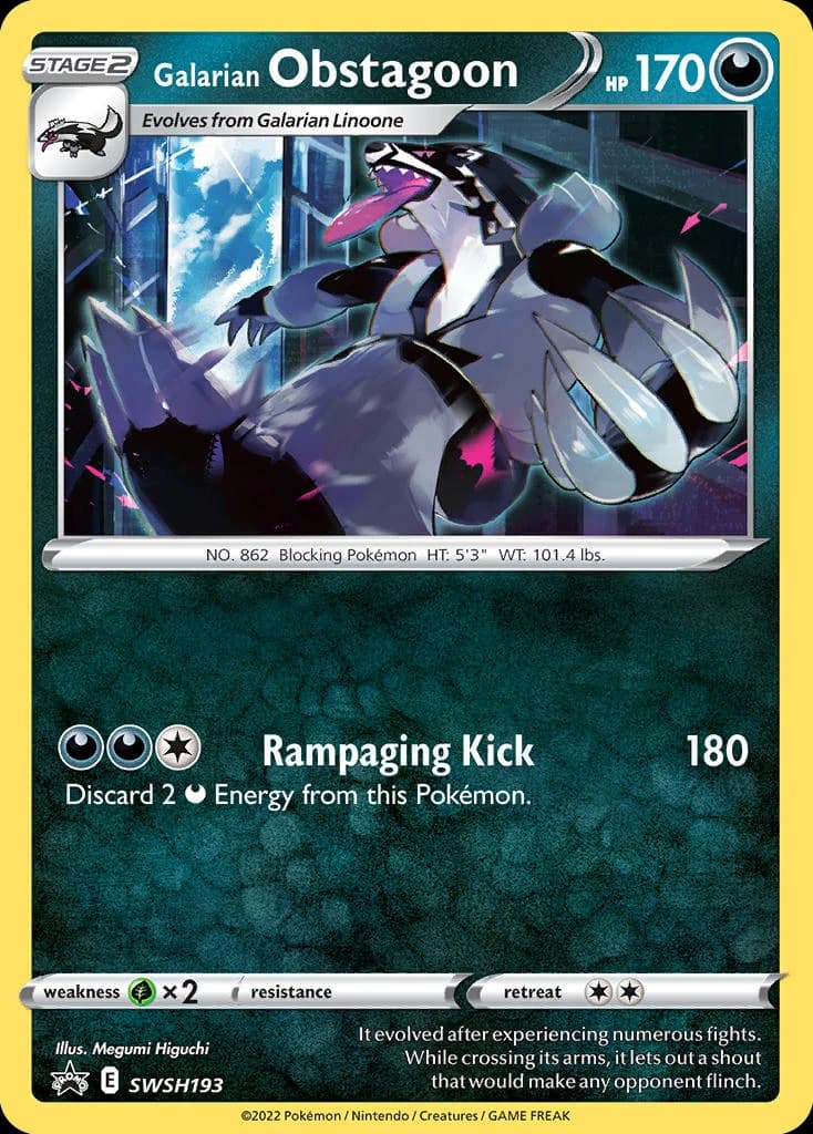 Galarian Obstagoon (SWSH193)
