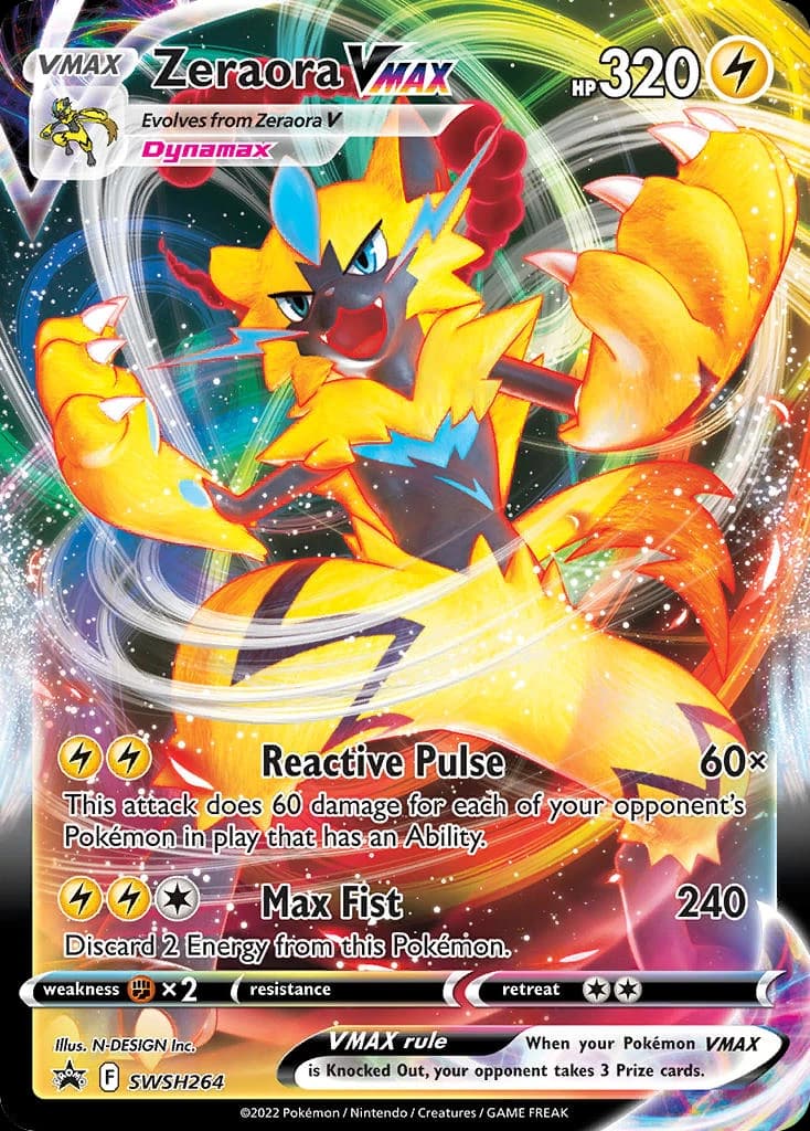 Zeraora VMAX (SWSH264)