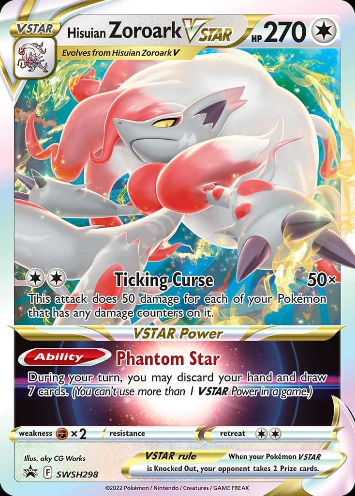Hisuian Zoroark VSTAR (SWSH298)