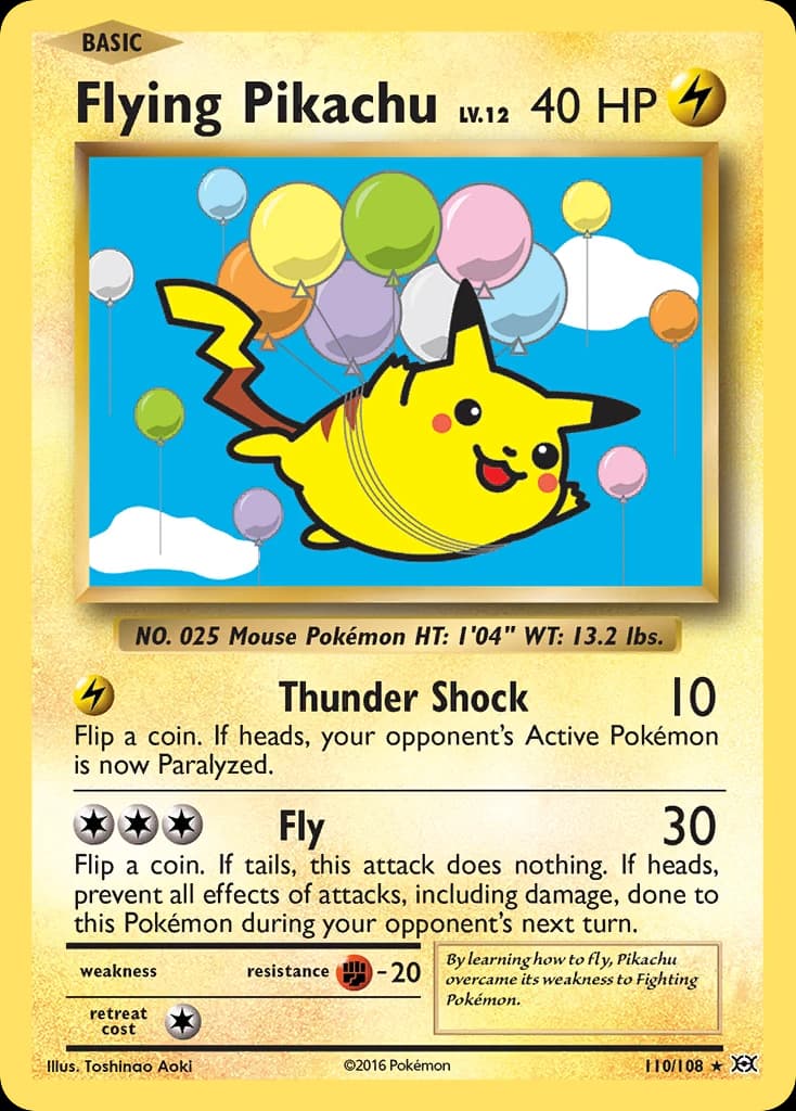 Flying Pikachu (110)