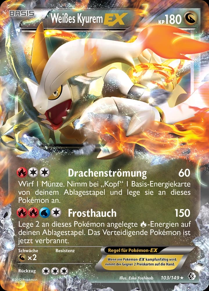 Weißes Kyurem-EX (103)