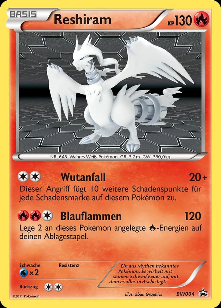 Reshiram (Schwarz & Weiß 26) (BW004)