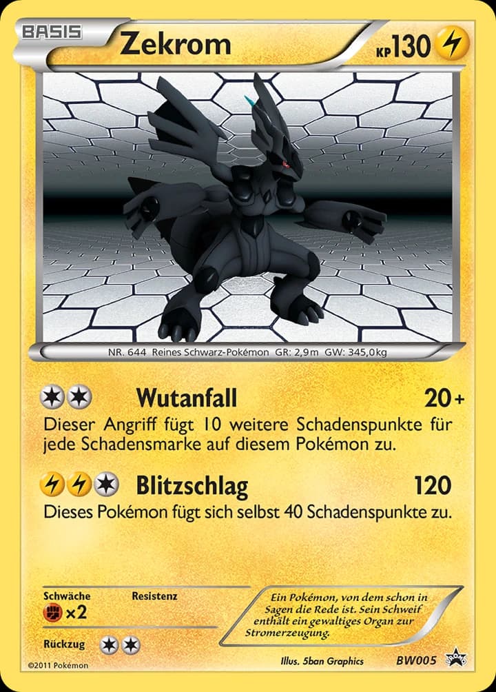 Zekrom (Schwarz & Weiß 47) (BW005)