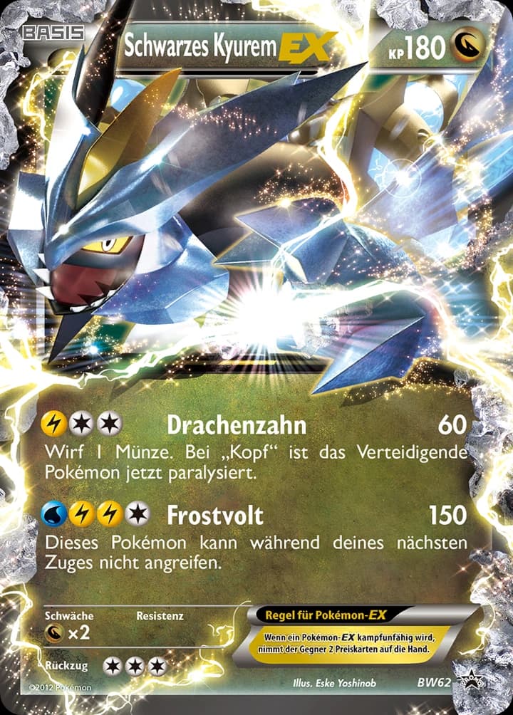 Schwarzes Kyurem-EX (BW62)