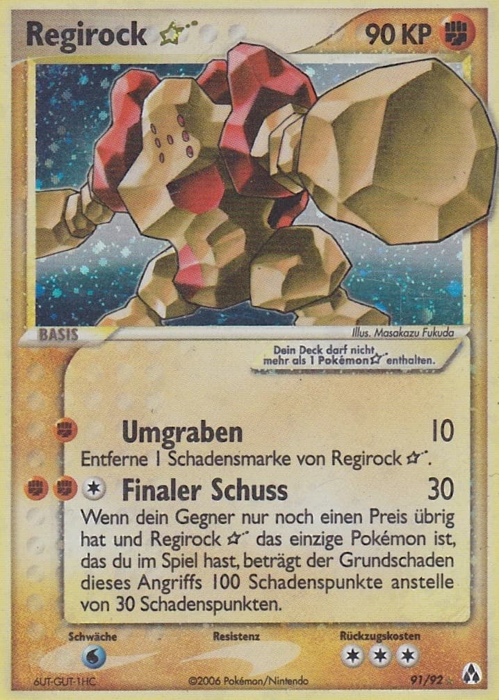 Regirock ☆ (91)