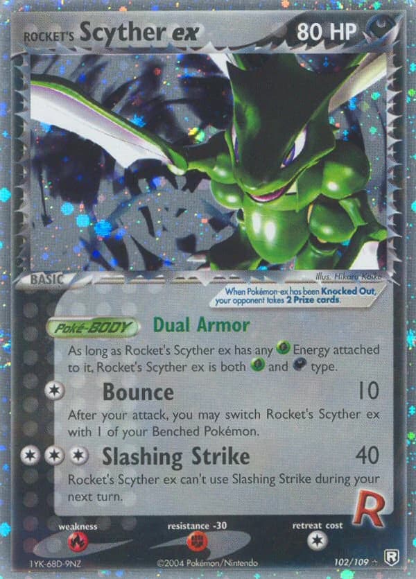 Rocket's Scyther ex (102)