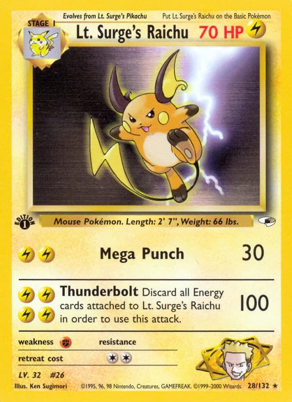 Lt. Surge's Raichu (28)