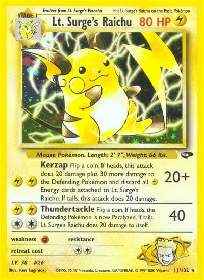 Lt. Surge's Raichu (11)