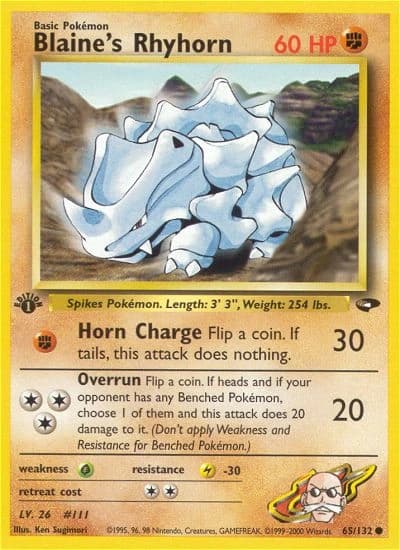 Blaine's Rhyhorn (65)