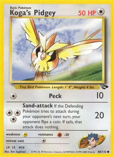 Koga's Pidgey (80)