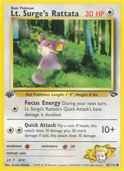 Lt. Surge's Rattata (85)