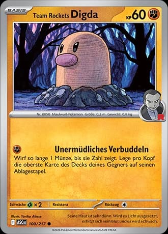 Team Rocket's Digda (100)