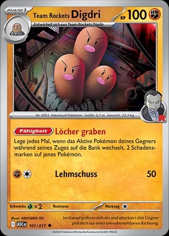 Team Rocket's Digdri (101)
