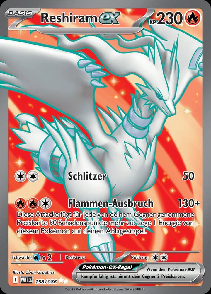 Reshiram ex (158)
