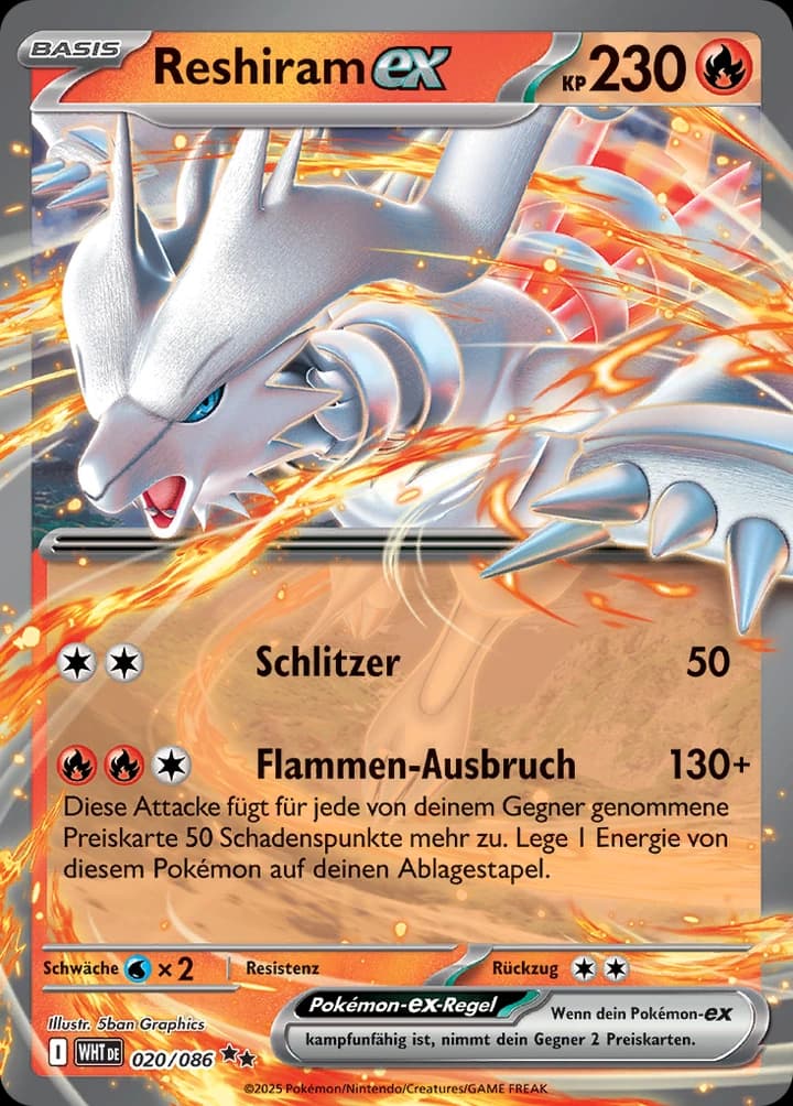Reshiram ex (20)