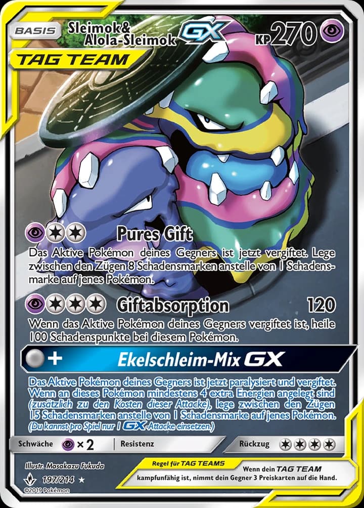 Sleimok & Alolan Sleimok-GX (197)