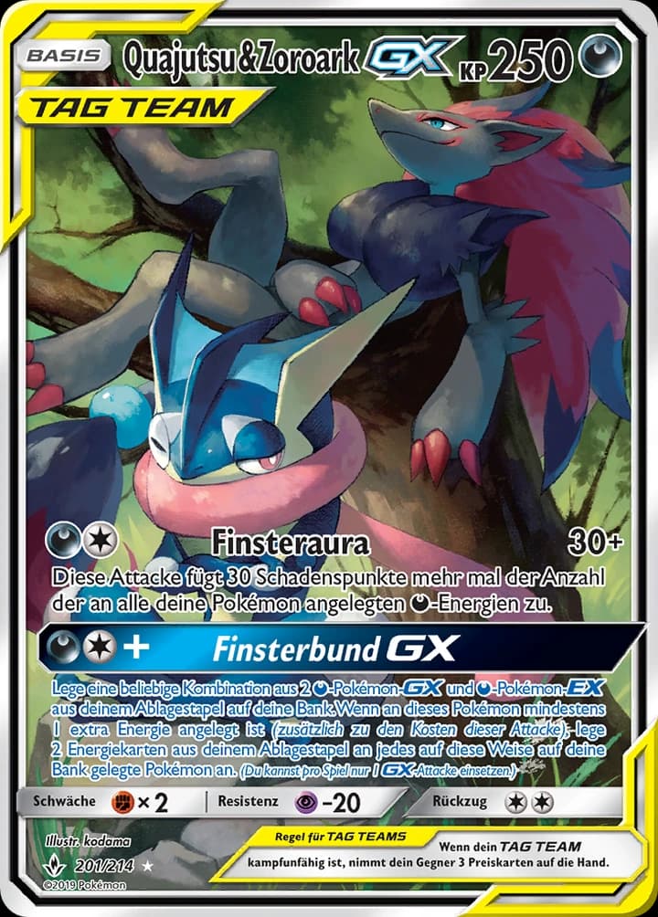 Quajutsu & Zoroark-GX (201)