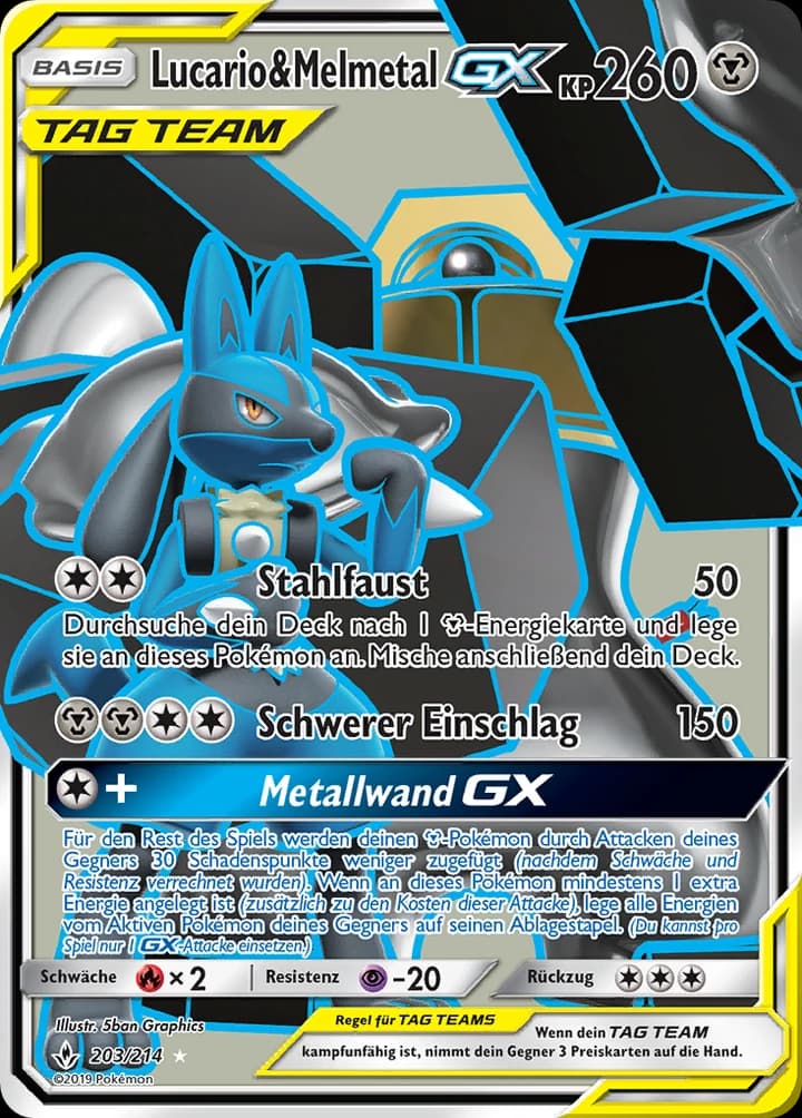 Lucario & Melmetal-GX (203)