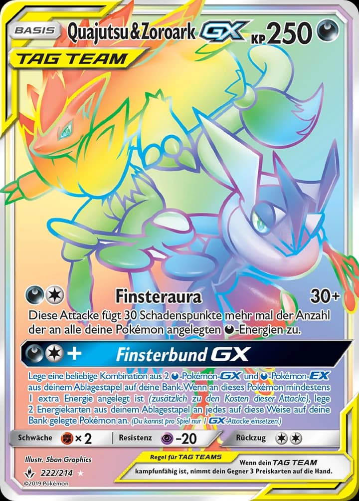 Quajutsu & Zoroark-GX (222)