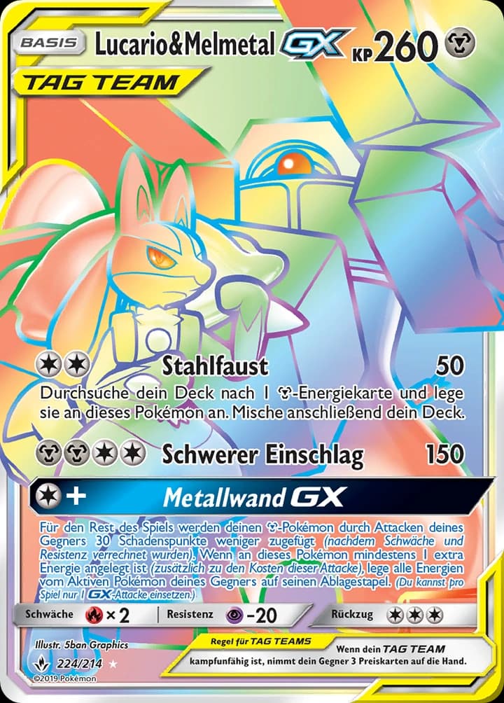 Lucario & Melmetal-GX (224)