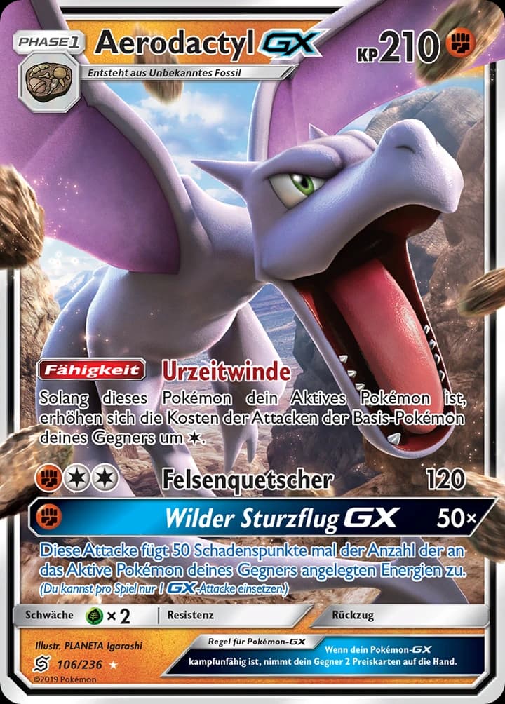 Aerodactyl-GX (106)