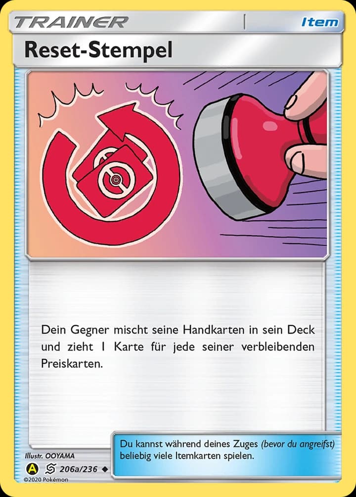 Reset-Stempel (206a)
