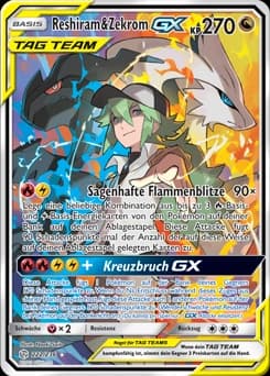 Reshiram & Zekrom-GX (222)