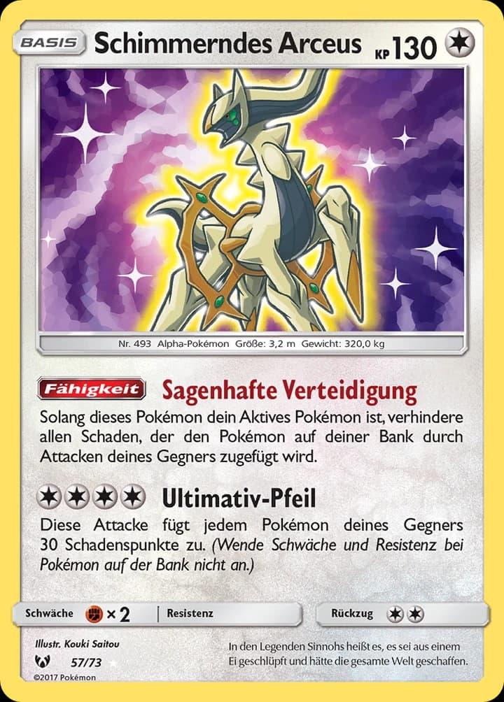 Schimmerndes Arceus (57)