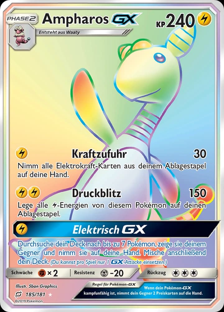 Ampharos-GX (185)