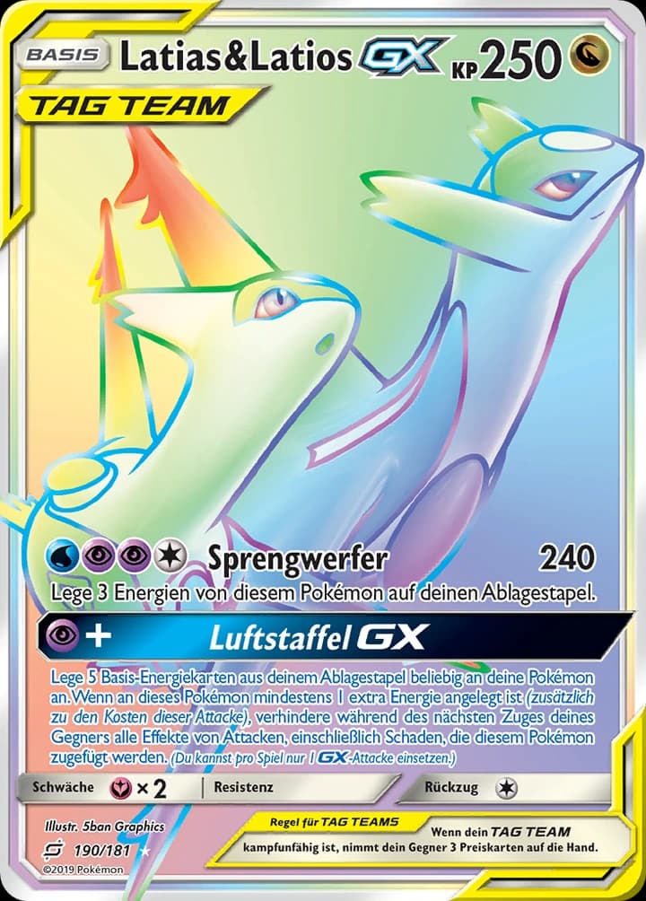 Latias & Latios-GX (190)