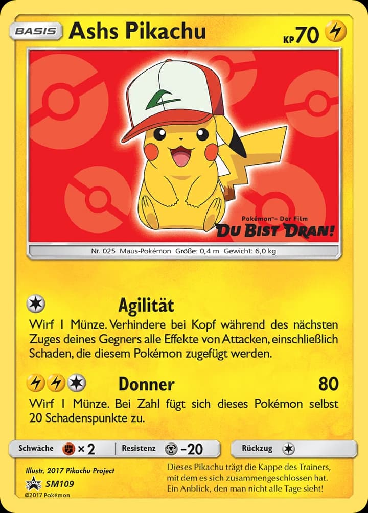 Ashs Pikachu (SM109)