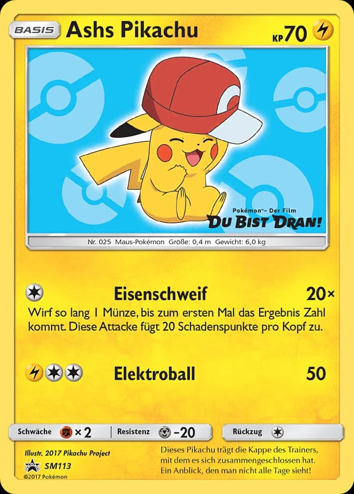 Ashs Pikachu (SM113)