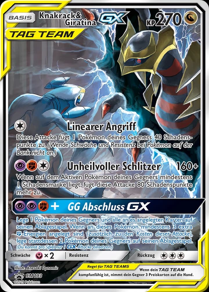 Knakrack & Giratina-GX (SM193)