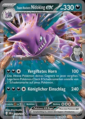 Team Rocket's Nidoking ex (119)