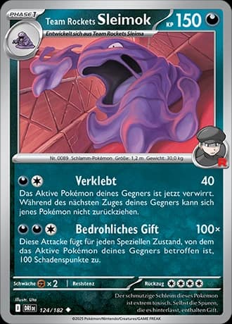 Team Rocket's Sleimok (124)