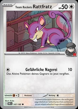 Team Rocket's Rattfratz (147)