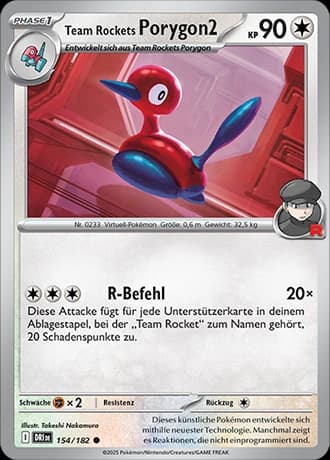Team Rocket's Porygon2 (154)