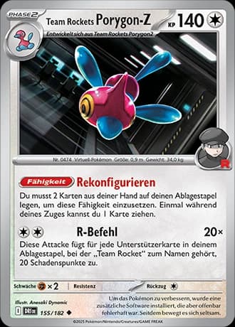 Team Rocket's Porygon-Z (155)