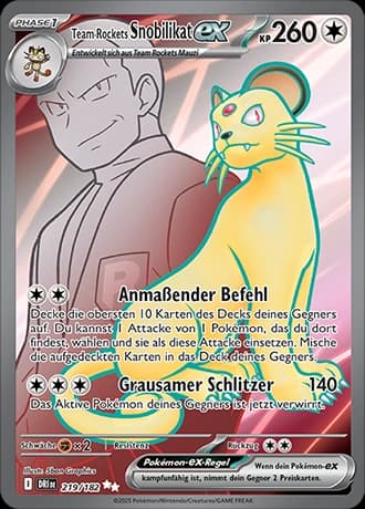 Team Rocket's Snobilikat ex (219)