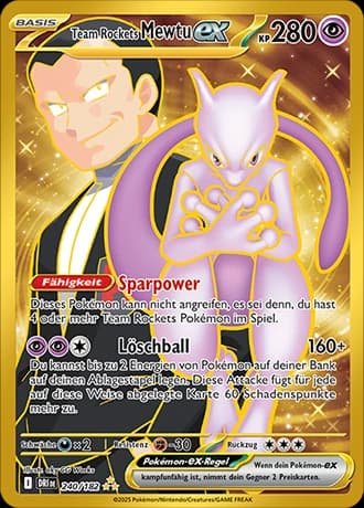 Team Rocket's Mewtu ex (240)