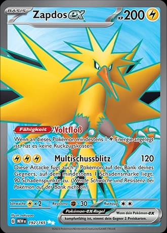 Zapdos ex (192)