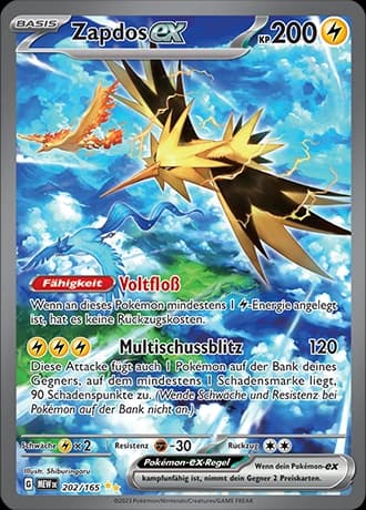 Zapdos ex (202)
