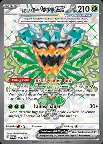 Teal Mask Ogerpon ex (190)