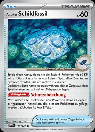 Antikes Schildfossil (129)