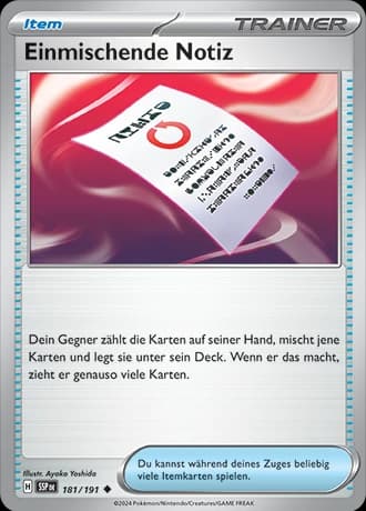 Einmischende Notiz (181)