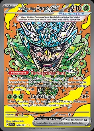Teal Mask Ogerpon ex (145)